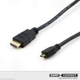 Micro HDMI zu HDMI Kabel, 3m, m/m