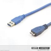 USB A zu Mikro USB 3.0 Kabel, 1 m, m/m