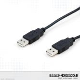 USB A zu USB A 2.0 Kabel, 5 m, m/m