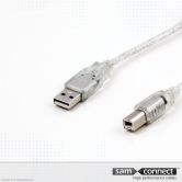 USB A zu USB B printer Kabel, 3 m, m/m