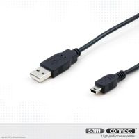 USB A zu Mini USB 2.0 Kabel, 3 m, m/m
